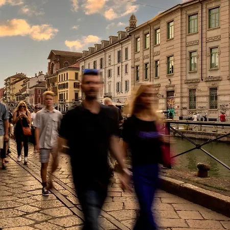 דירה Joyful Naviglio Fortunato מילאנו